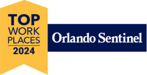 Logotipo del premio Orlando Sentinel a los mejores lugares para trabajar