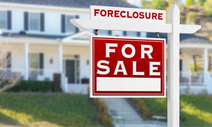 public record of foreclosed homes